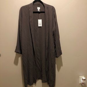 NWT gray duster